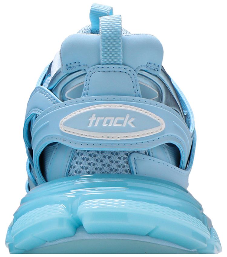 Balenciaga Track Sneaker Clear Sole   Light Blue