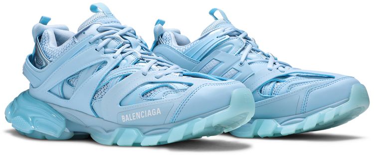 Balenciaga Track Sneaker Clear Sole   Light Blue