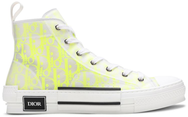Dior B23 High Dior Oblique   White Yellow