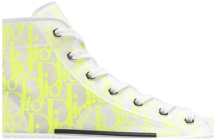 Dior B23 High Dior Oblique   White Yellow