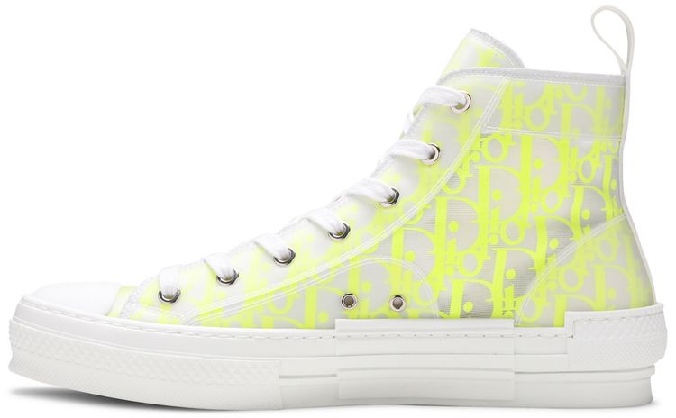 Dior B23 High Dior Oblique   White Yellow