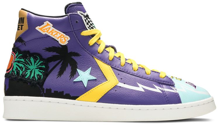 Converse Chinatown Market x Pro Leather High Lakers Championship Jacket