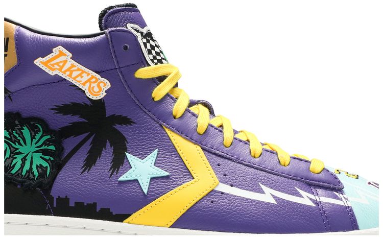 Converse Chinatown Market x Pro Leather High Lakers Championship Jacket
