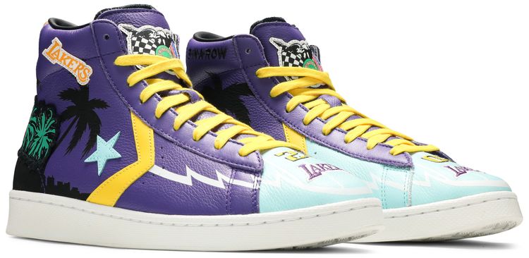 Converse Chinatown Market x Pro Leather High Lakers Championship Jacket