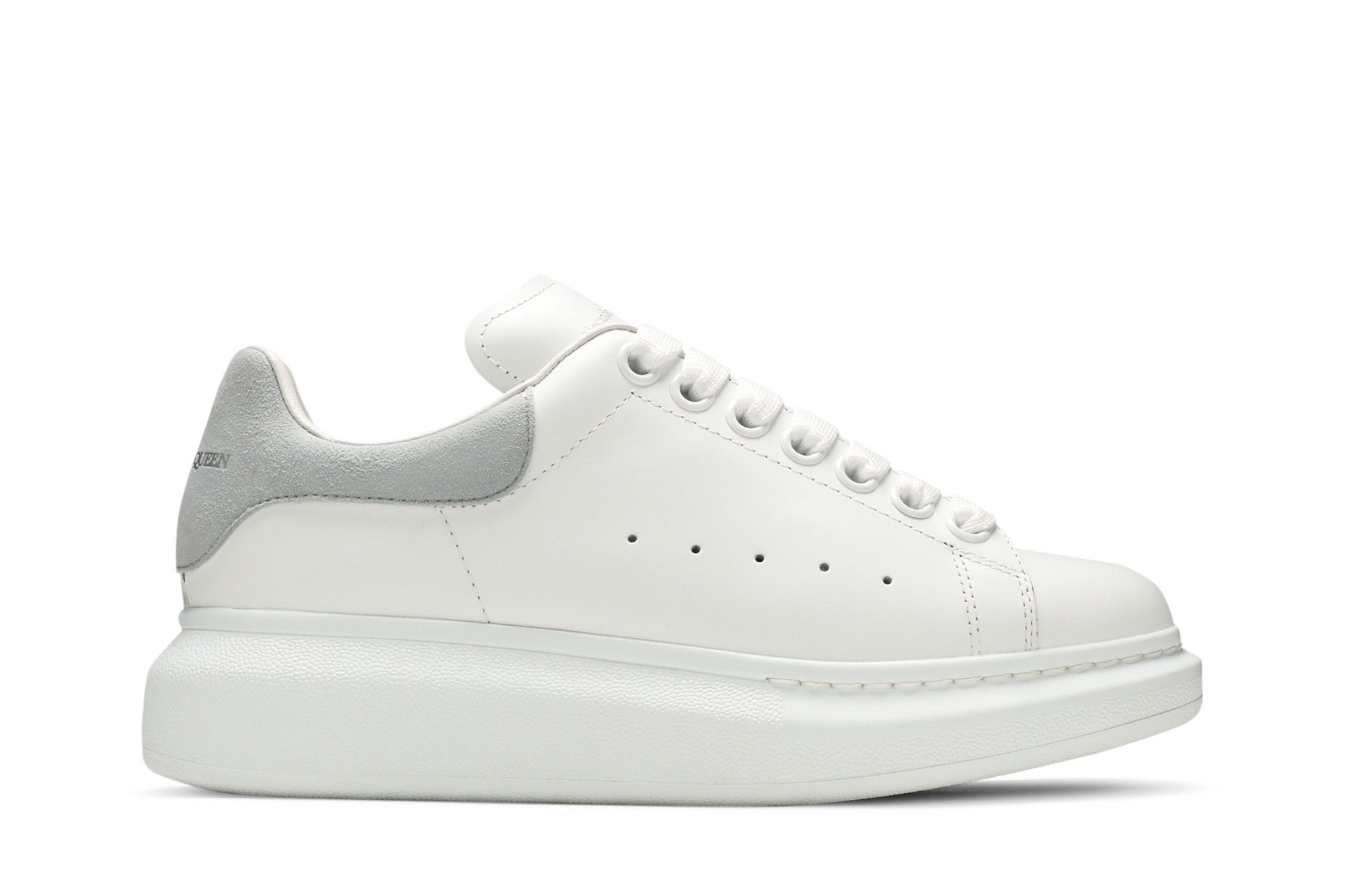 【Alexander mcqueen】Oversole Sneakers★553770 WHFBU 9075 Alexander McQueen Oversized White Light Gold Size 9.5