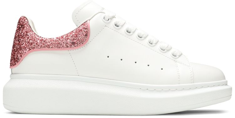 Alexander McQueen Wmns Oversized Sneaker White Pink Glitter
