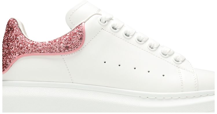 Alexander McQueen Wmns Oversized Sneaker White Pink Glitter