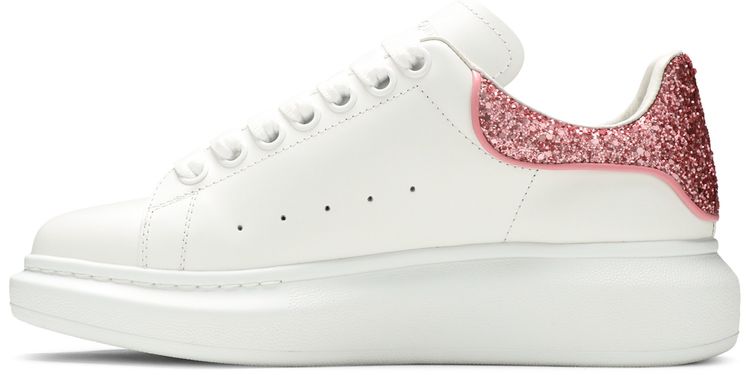 Alexander McQueen Wmns Oversized Sneaker White Pink Glitter