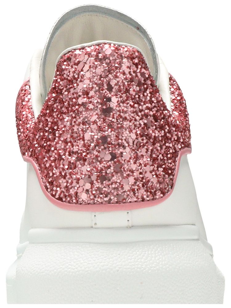 Alexander McQueen Wmns Oversized Sneaker White Pink Glitter
