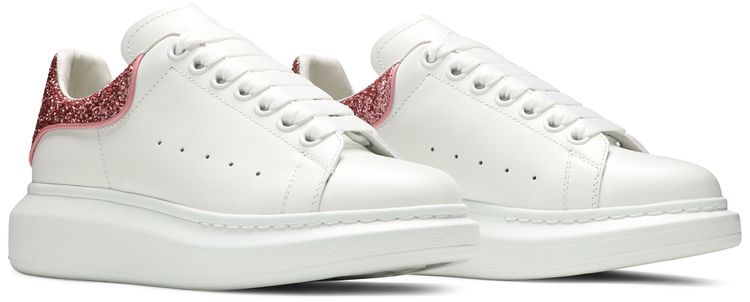 Alexander McQueen Wmns Oversized Sneaker White Pink Glitter