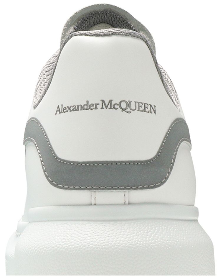Alexander McQueen Oversized Sneaker White Silver