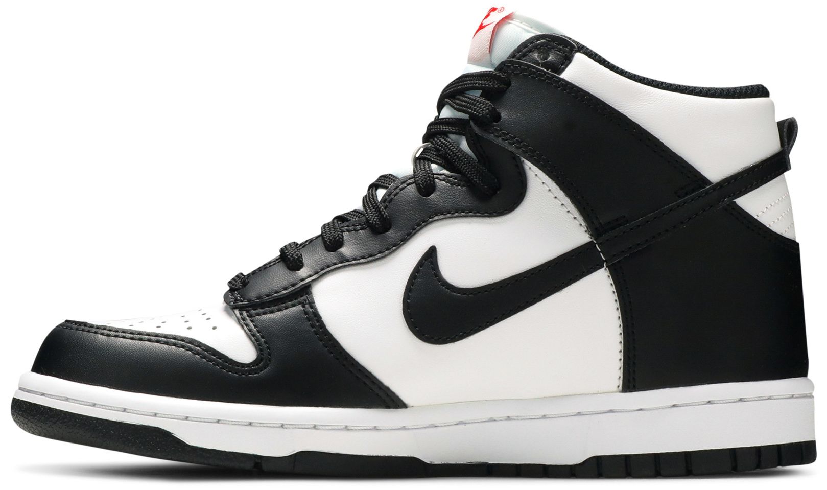 dunk high gs black white