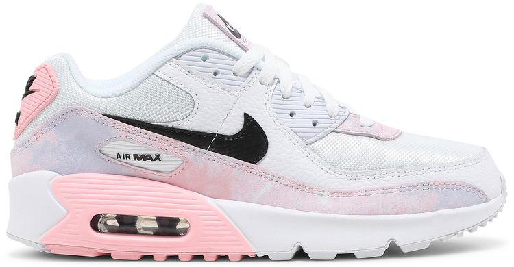 Nike Air Max 90 GS White Pink Tie Dye
