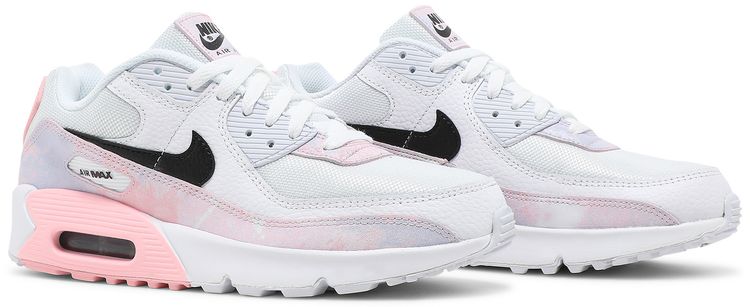 Nike Air Max 90 GS White Pink Tie Dye