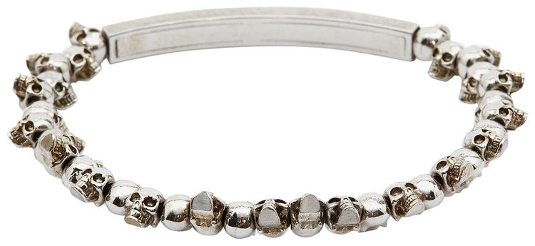 Alexander McQueen Skull Bracelet Antique Silver
