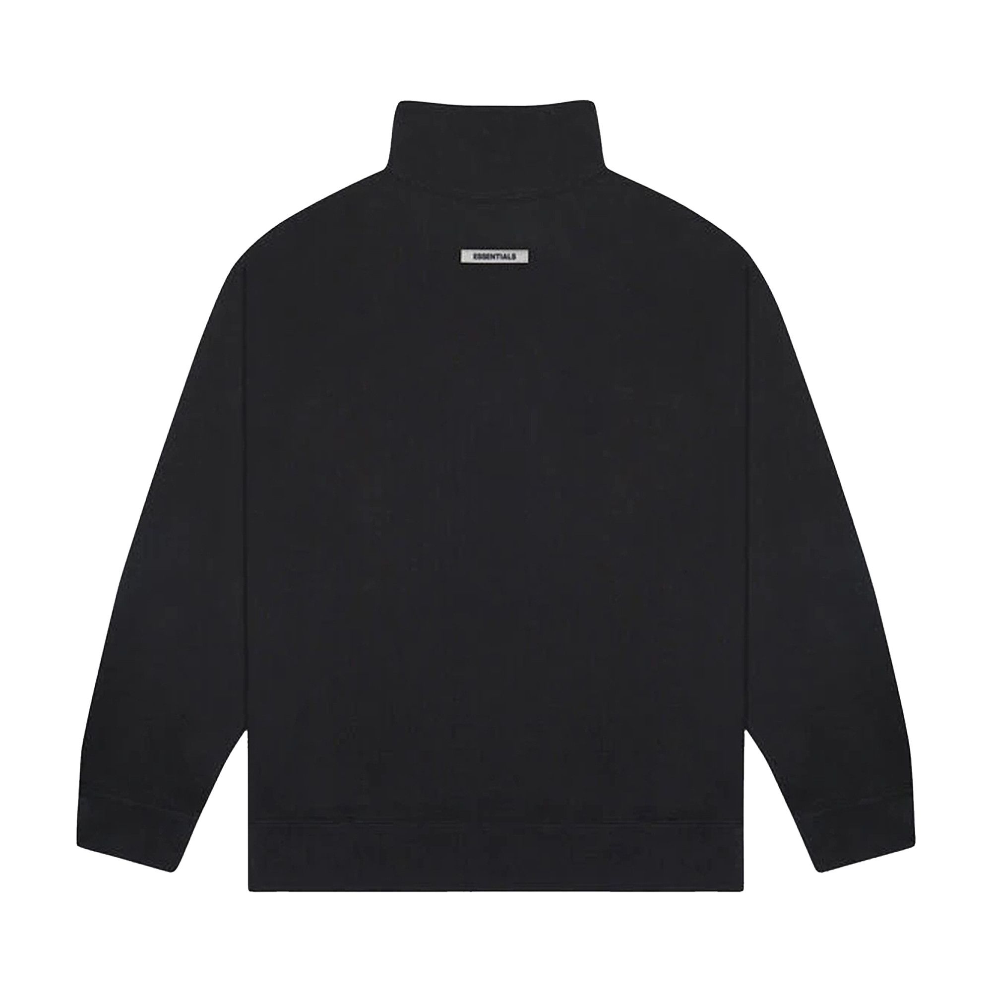 Black mock neck sweatshirt new arrivals