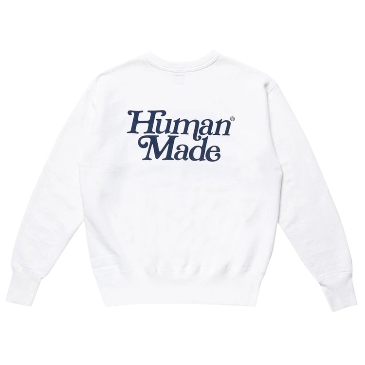 Girls Dont Cry x Human Made Gears For Futuristic Teenagers Crewneck Sweatshirt White