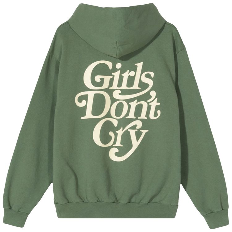 Girls Dont Cry Logo Hoodie Forest
