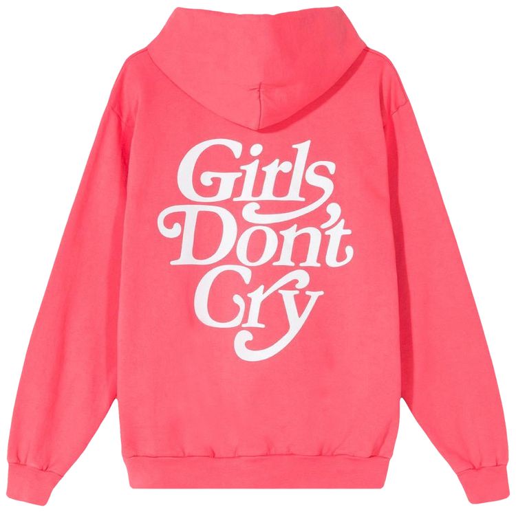 Girls Dont Cry Logo Hoodie Pink