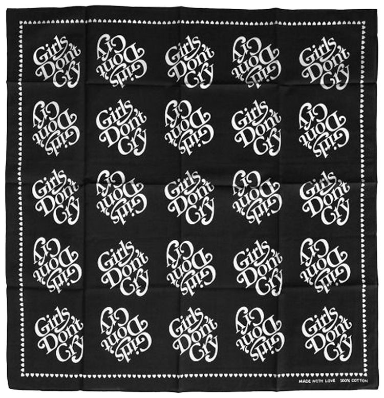 Girls Dont Cry Logo Bandana Black