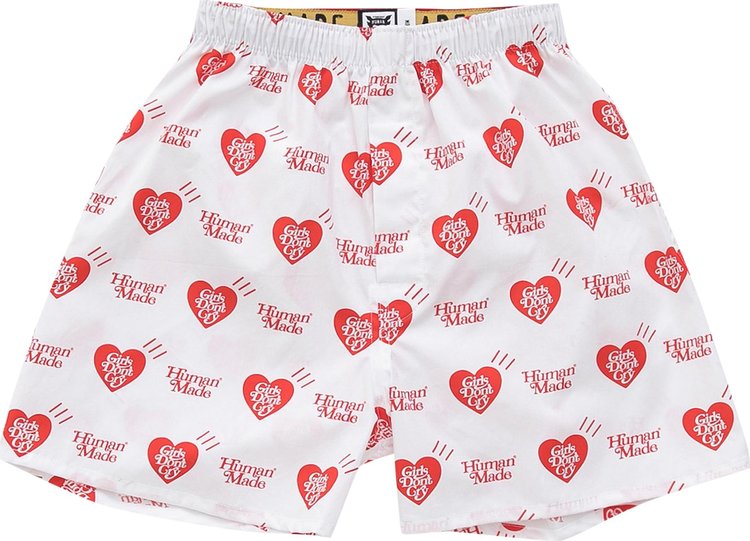 Girls Dont Cry x Human Made Boxers RedWhite