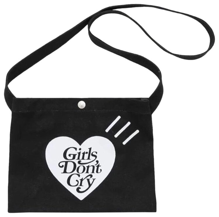 Girls Dont Cry x Human Made Satchel Black