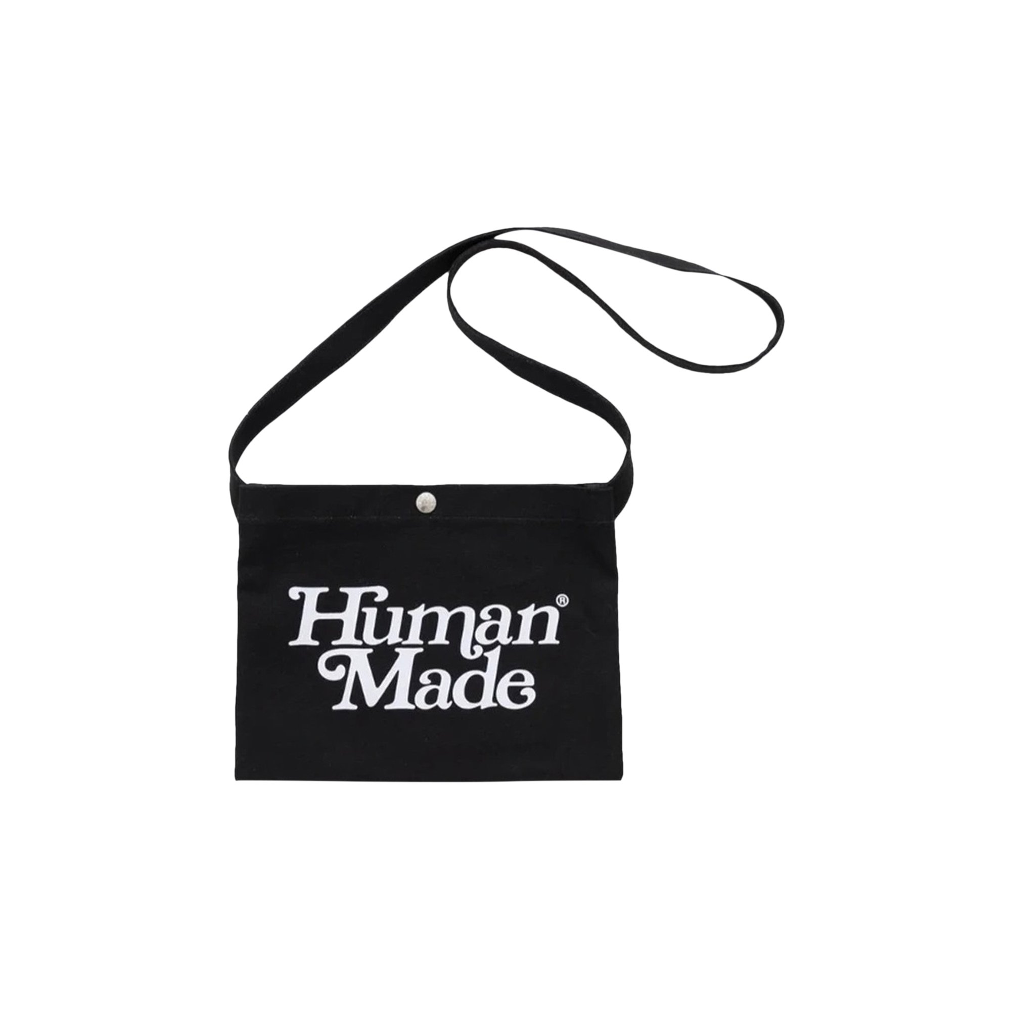 Buy Girls Don't Cry x Human Made Satchel 'Black' - 2109 1SS190807XHMS BLAC  | GOAT