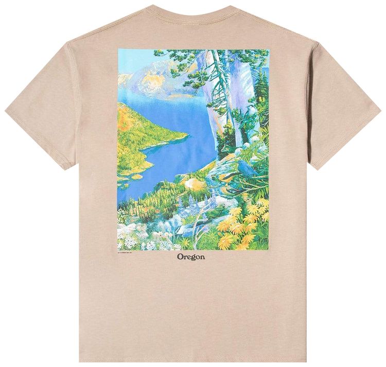 Nike NRG ACG Short Sleeve Crater Lake Tee KhakiWhite