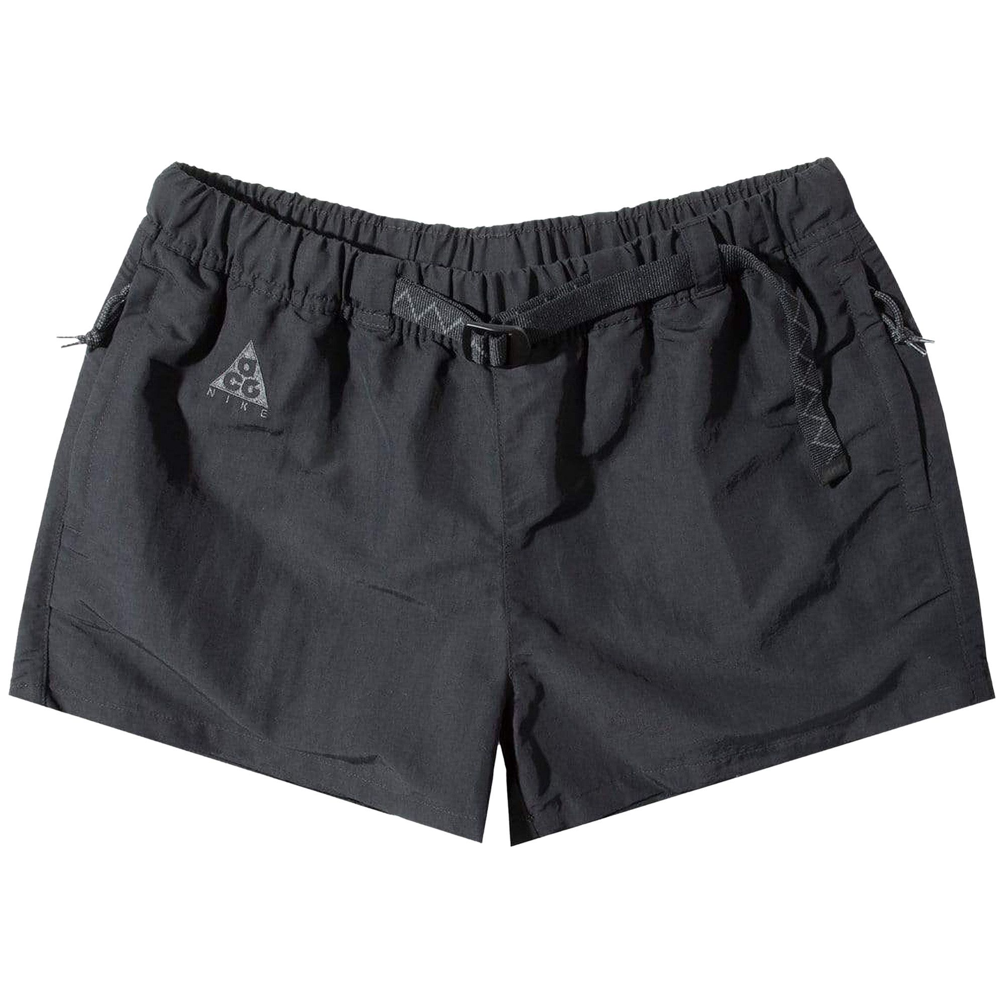 nike acg woven shorts black