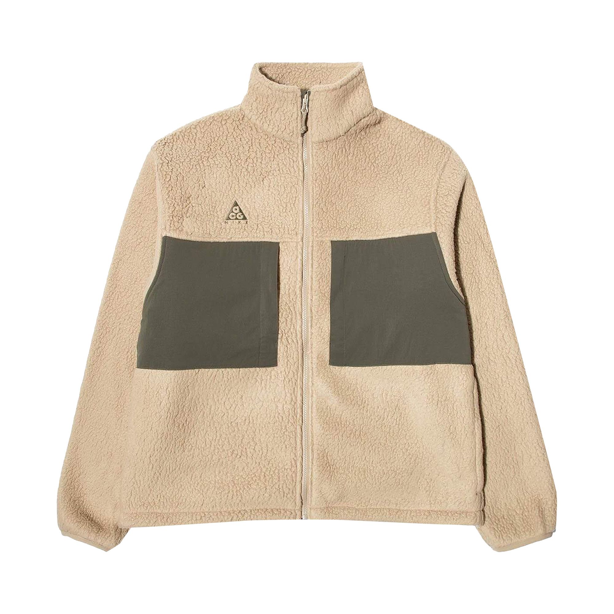 Size xl Nike ACG Microfleece Jacket Khaki Cargo Khaki Cargo Khaki
