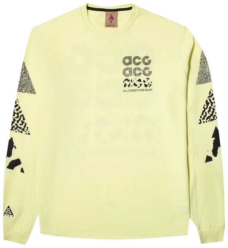 Nike ACG Long Sleeve Waffle Top Luminous Green