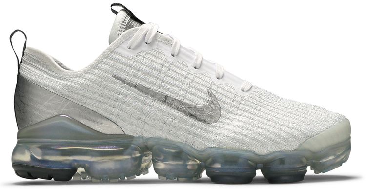 Nike Air VaporMax Flyknit 3 GS White Silver