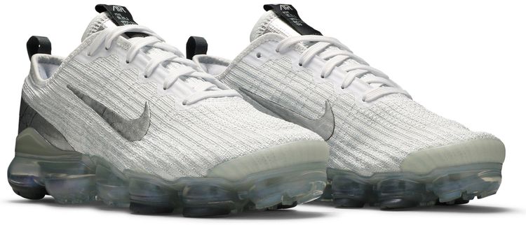 Nike Air VaporMax Flyknit 3 GS White Silver