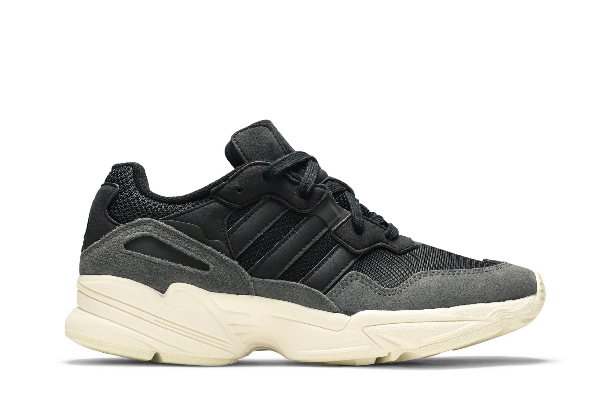 Adidas Mens Black White Yung 96 Shoes