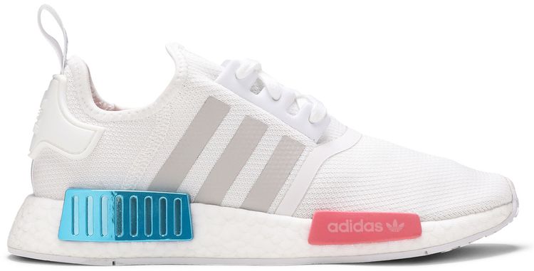 Adidas Wmns NMD R1 White Grey Blue Rose