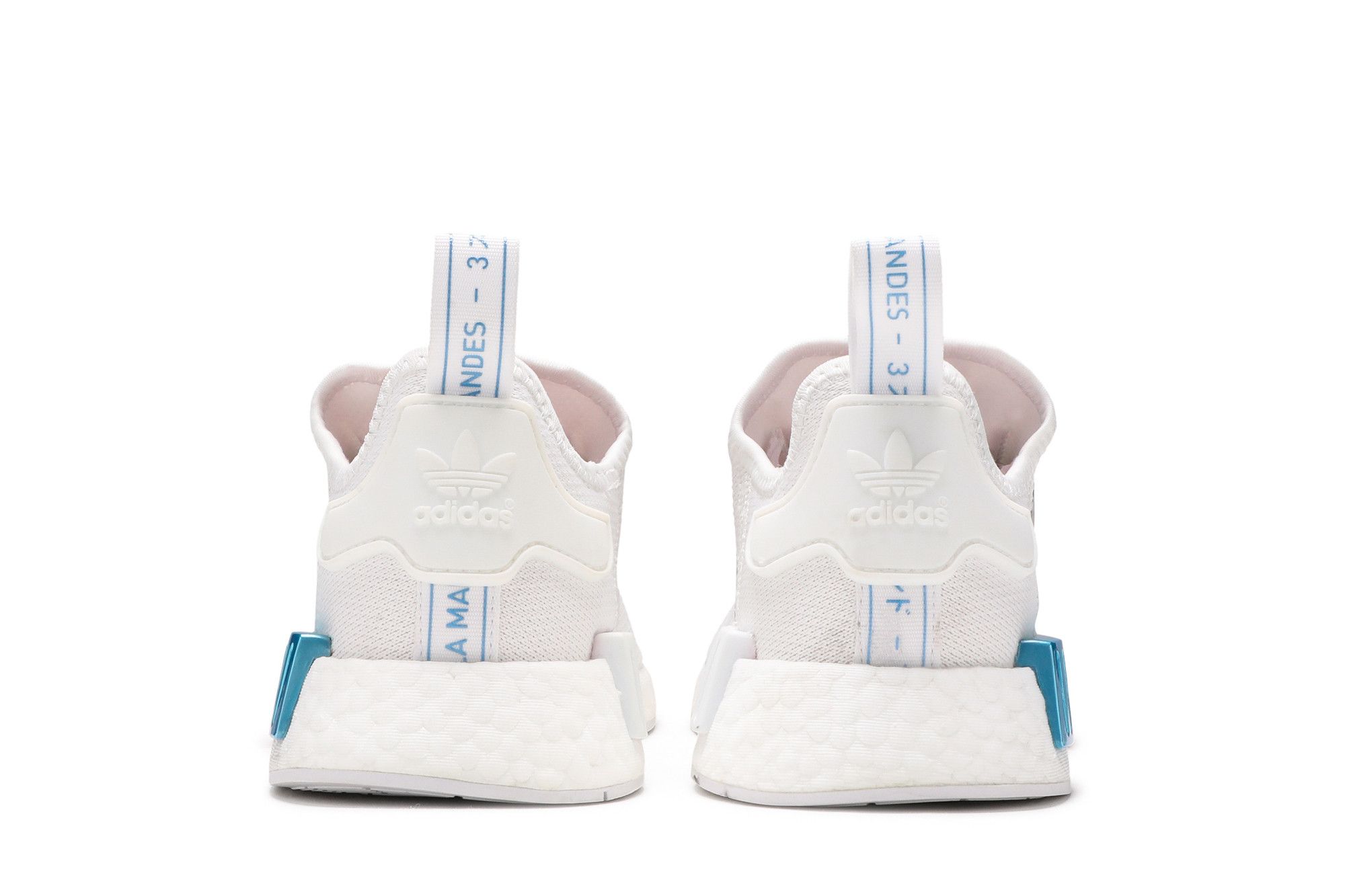 Adidas nmd r1 womens white and blue online