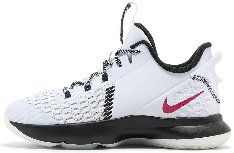 Nike LeBron Witness 5 GS Grey Fireberry