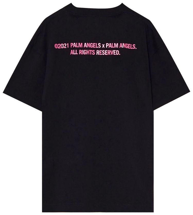 Palm Angels Palm x Palm Classic Tee BlackFuchsia