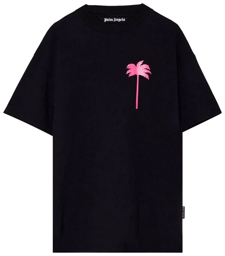 Palm Angels Palm x Palm Classic Tee BlackFuchsia