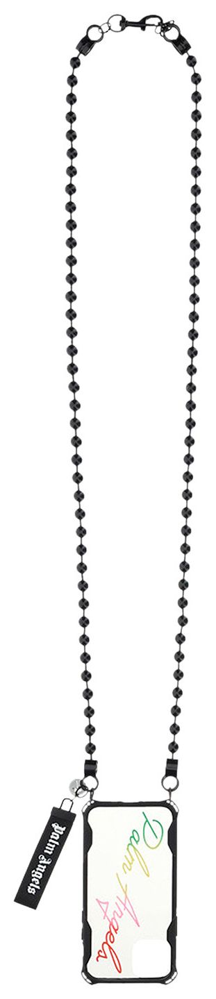 Palm Angels Iami Logo Neck iPhone Case Black