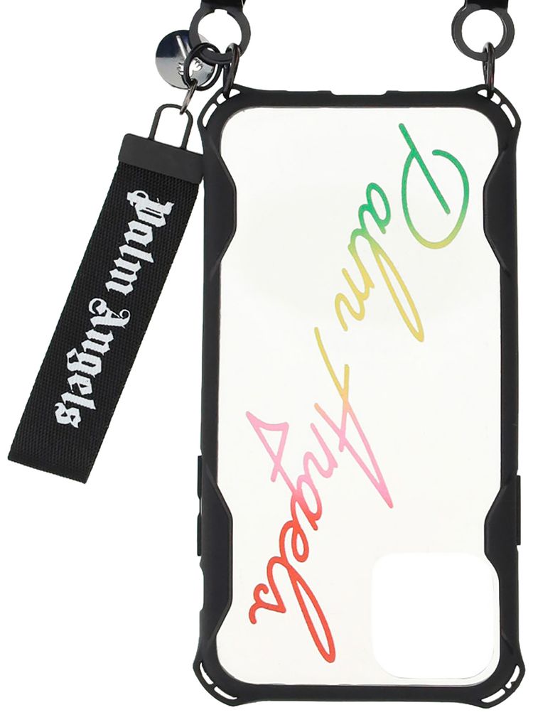 Palm Angels Iami Logo Neck iPhone Case Black
