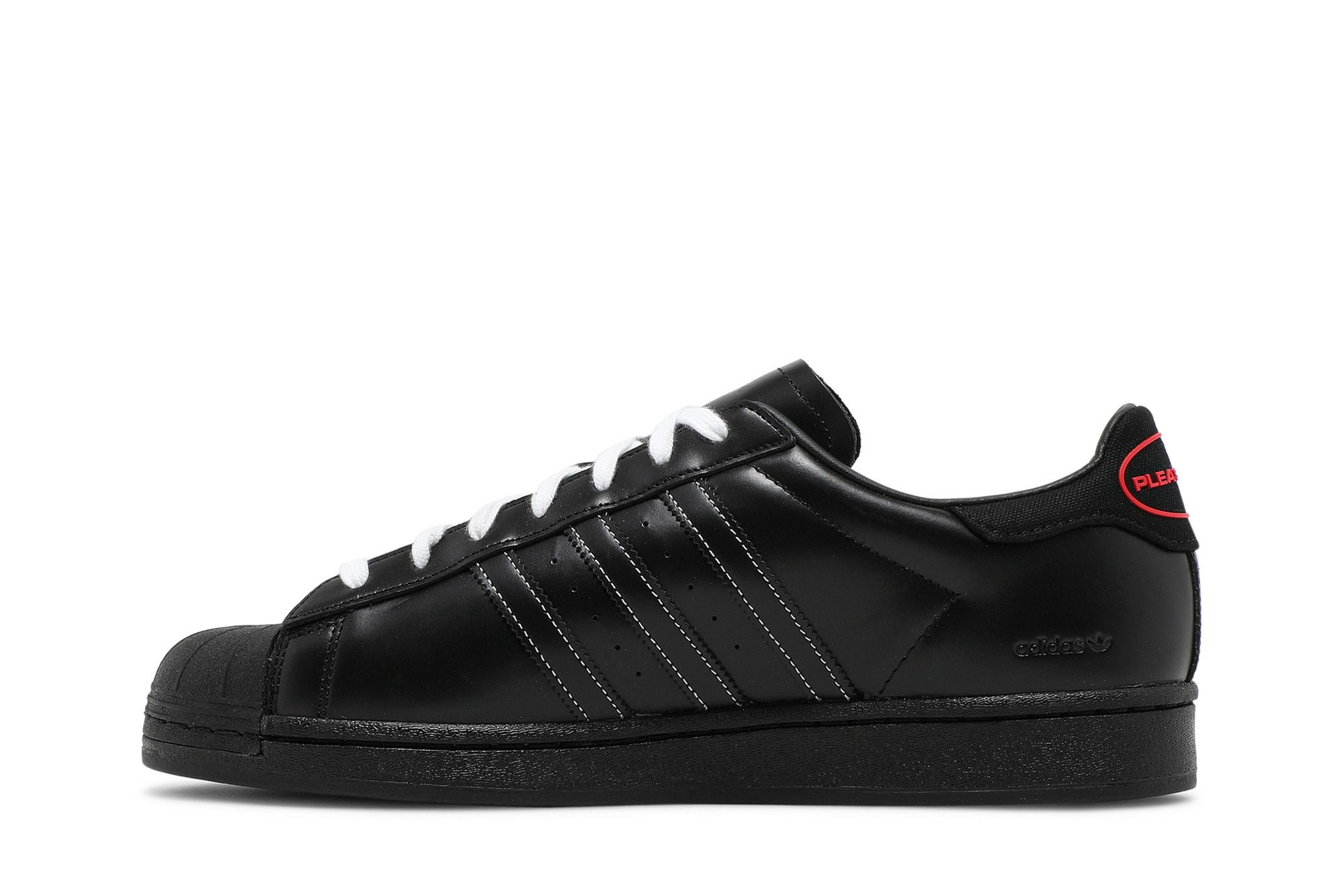 Buy Pleasures x Superstar 'Black' - GY5691 | GOAT