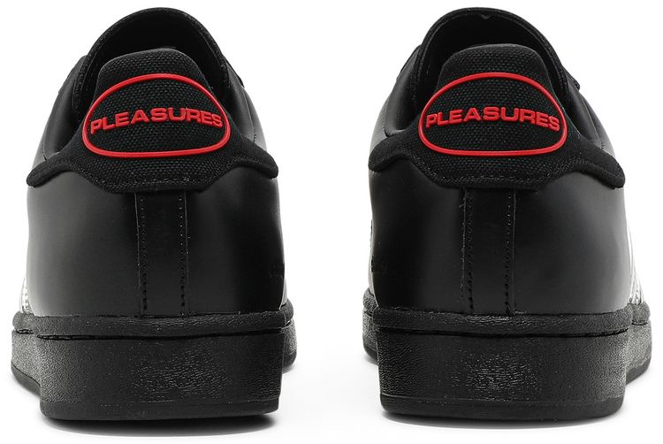 Pleasures x adidas Superstar Black