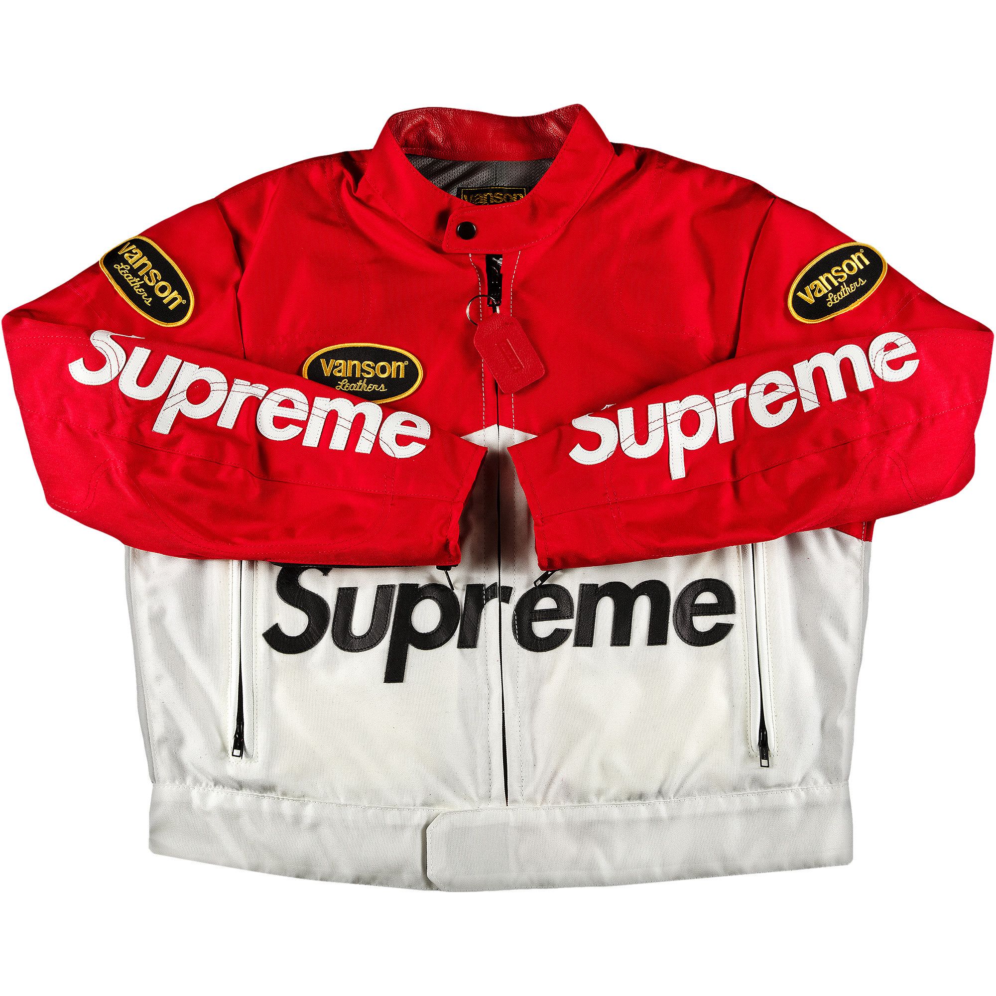 Buy Supreme x Vanson Leathers Cordura Jacket 'Red' - SS21J23