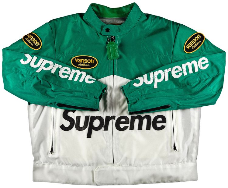 Supreme x Vanson Leathers Cordura Jacket Green