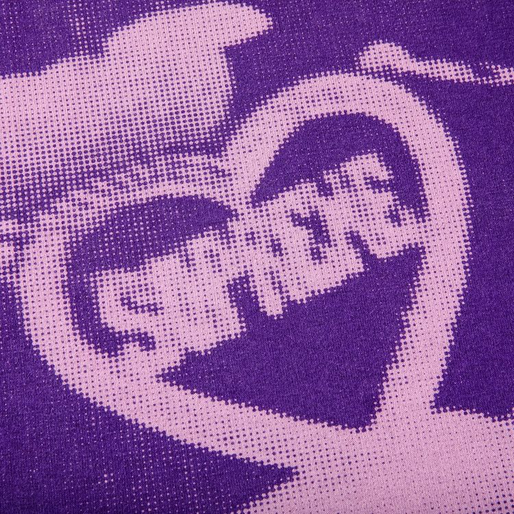 Supreme Kim Necklace Short Sleeve Top Purple