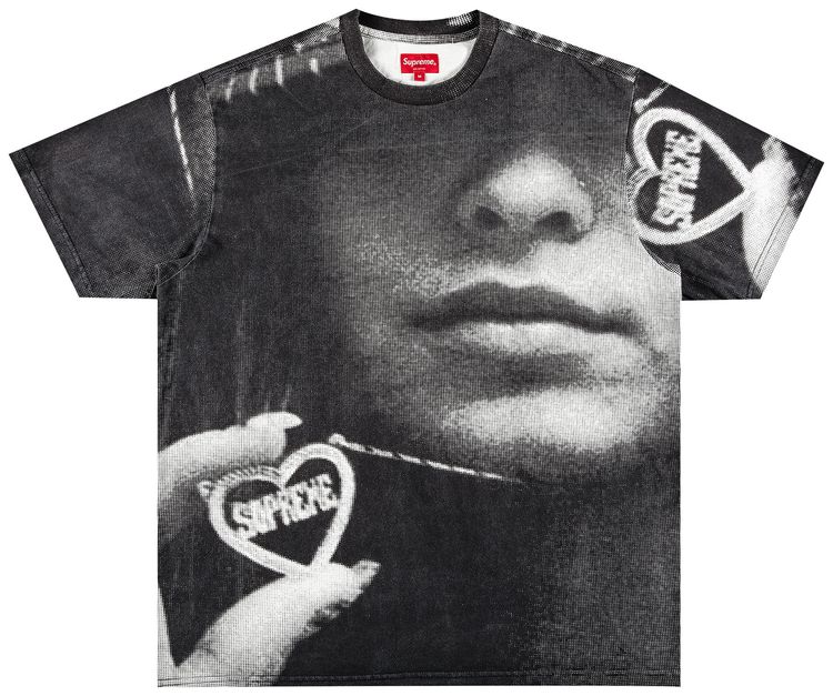 Supreme Kim Necklace Short Sleeve Top Black