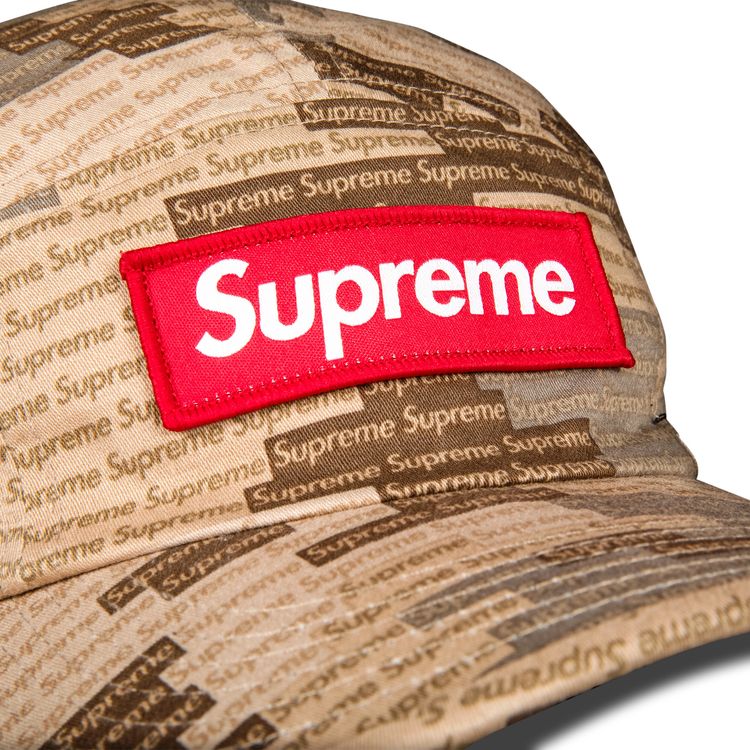 Supreme Military Camp Cap Tan Camo