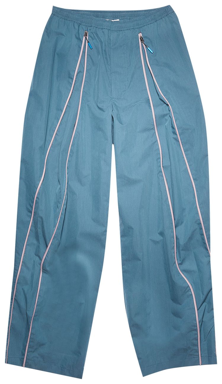 Acne Studios Zipper Trousers Mid Blue