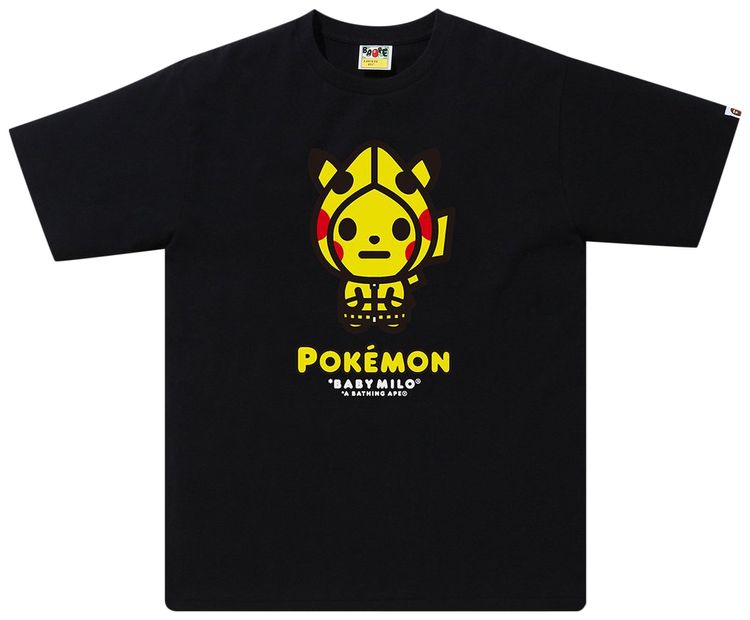 BAPE x Pokemon Tee 13 Black